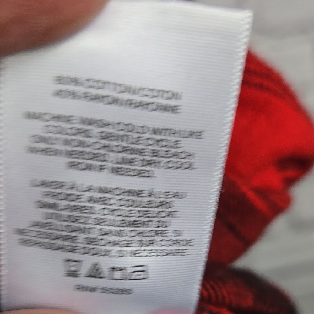 Express Red Black Plaid Flannel Long Sleeve Button-Up Tunic Shirt Women’s Small - Picture 8 of 11